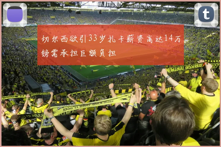 切尔西欲引33岁扎卡薪资高达14万镑需承担巨额负担